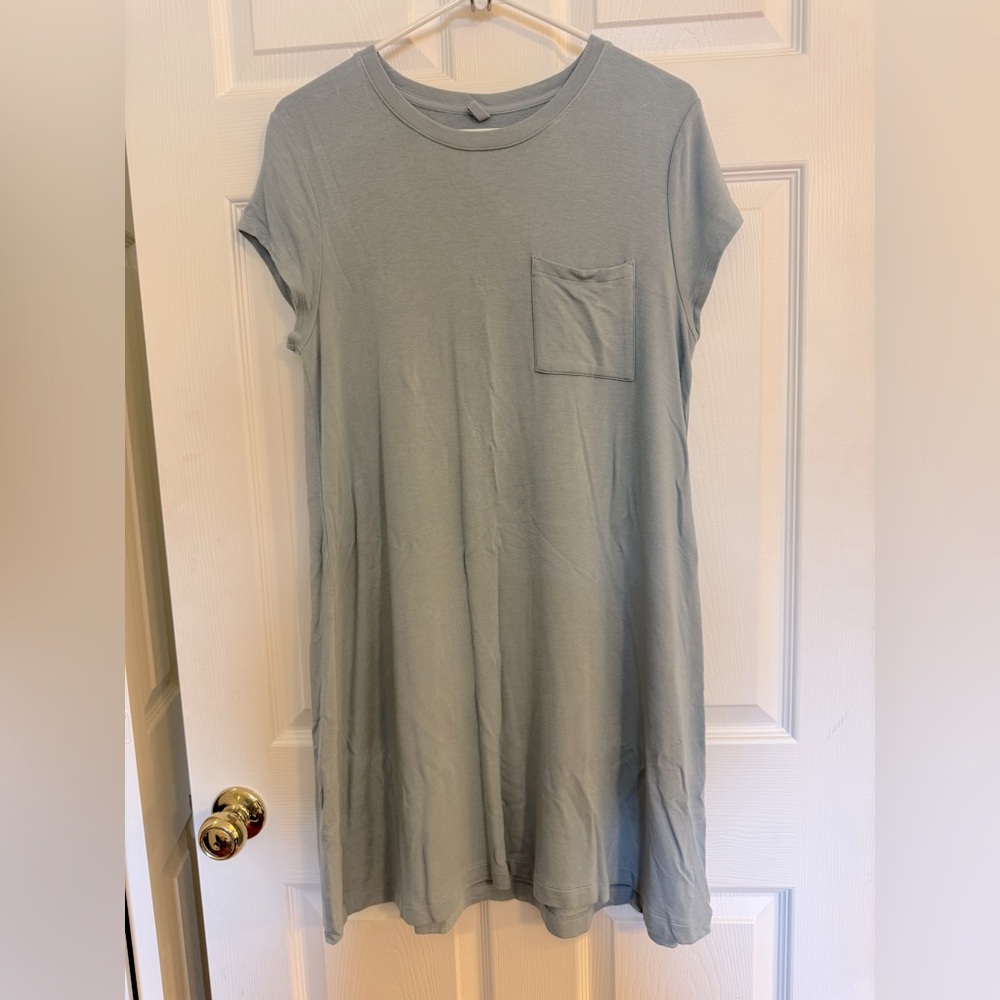 Lou & Grey Light Blue T-Shirt Dress